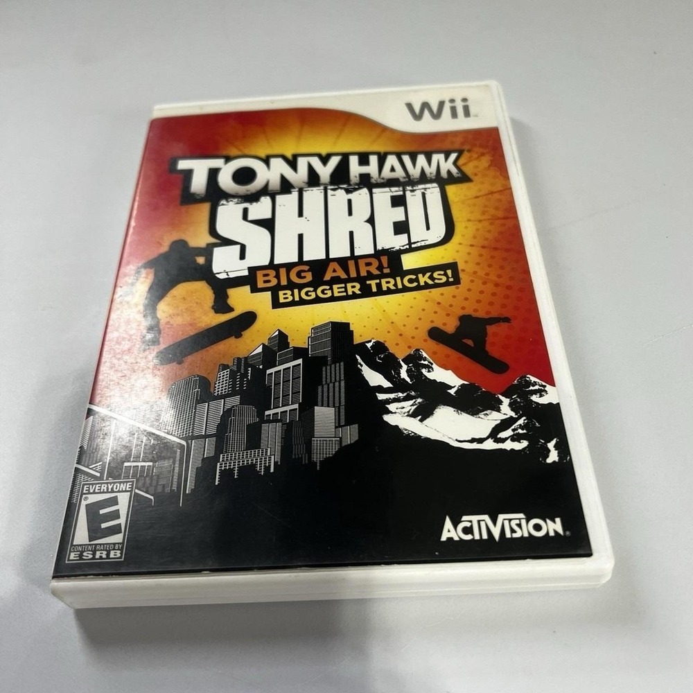 Tony Hawk: Shred (Nintendo Wii, 2010) Big Air! Bigger Tricks! Complete With Manu